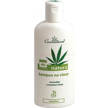 Cannaderm Natura šampon mastné a normální vlasy 200 ml