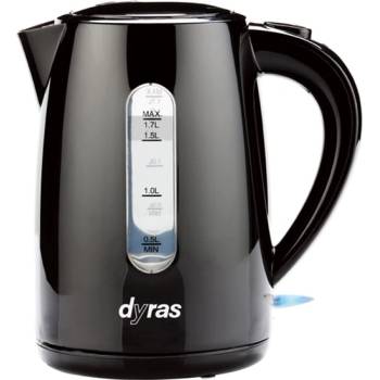 dyras Чайник dyras wk-1308b 1, 7 литра черен dyr wk-1308b (dyr wk-1308b)