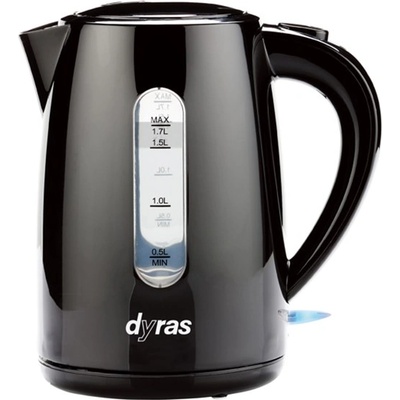dyras Чайник dyras wk-1308b 1, 7 литра черен dyr wk-1308b (dyr wk-1308b)