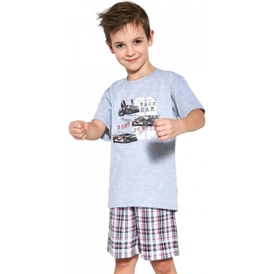 Cornette Kids Boy Race car Chlapecké pyžamo melanž