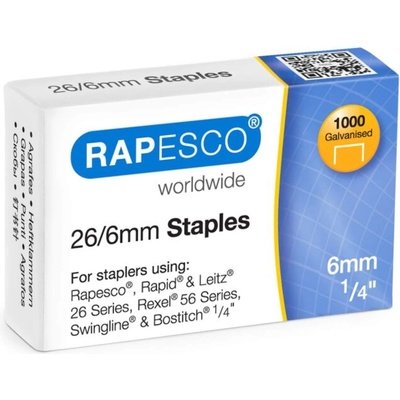 Kangaro Телчета за телбод 26/6 Rapesco оп. 1000