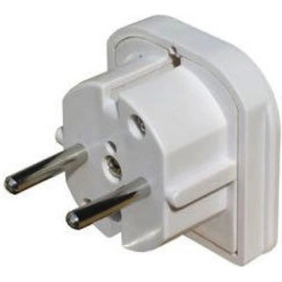 Value Range Преходник за електрическата мрежа от UK към BG стандарт (бял) - Value Range Travel Adaptor UK to Europe (bulk) (TVL1010GED)
