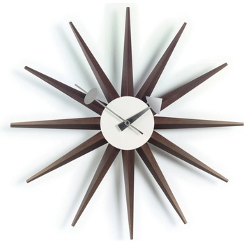 Vitra Sunburst Clock walnut