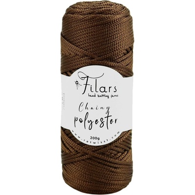 ReTwisst Chainy polyester 32015 tmavě hnědá