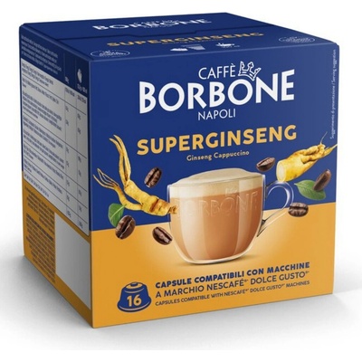 Caffé Borbone SUPERGINSENG ženšenová káva kapsule do Dolce Gusto 16 ks
