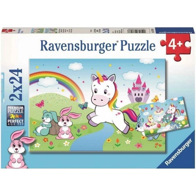 Ravensburger 078288 Pohádkový jednorožec 2 x 24 dielov