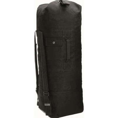 Mil-Tec Cotton Duffle black 75 l