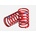 Traxxas Spring, shock (GTR) (2.925 rate, blue) (1/16 Summit) (1 pair, TRX7245 (TRX7245)