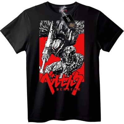 NOONEBRAND Тениска Berserk Аниме - 2XL, White