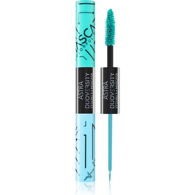 Astra Make-up Duoversity спирала и очна линия 2 в 1 цвят 02 Ethereal Beat 2x3, 5ml