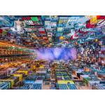 Enjoy - Puzzle Colorful Apartment Building, Hong Kong - 1 000 piese