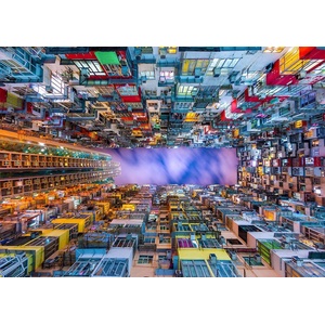 Enjoy - Puzzle Colorful Apartment Building, Hong Kong - 1 000 piese