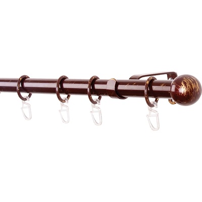 GARDINIA КОРНИЗ РАЗТЕГАЕМ gardinia МИРА 110-200см КАФЯВО ЗЛАТО (32376)