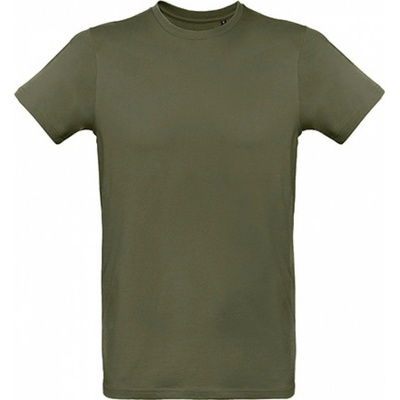 B&C hladké organické tričko Inspire Plus Khaki BCTM048