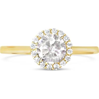 Lillian Vassago zlatý prsten se zirkonem LLV11-SGR004