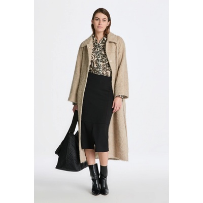 Gant Slim Jersey Skirt čierna