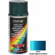 Motip Akrylový autolak sprej Škoda 150 ml SD9470 modrá laguna metalíza