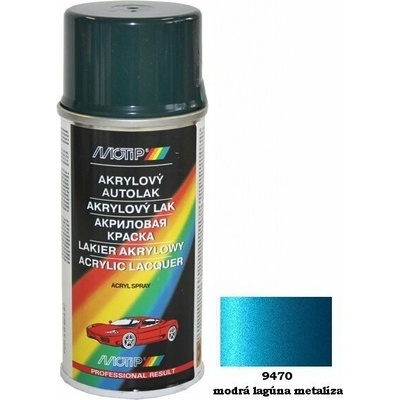 Motip Akrylový autolak sprej Škoda 150 ml SD9470 modrá laguna metalíza