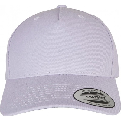 Urban Classics Prémiová 5 panelová snapback Flexfit Yupoong s příměsí vlny light purple