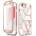 SUPCASE Дамски Калъф за iPhone SE 2022/2020 8/7, Supcase Iblsn Cosmo Marble, Розов (843439108356)