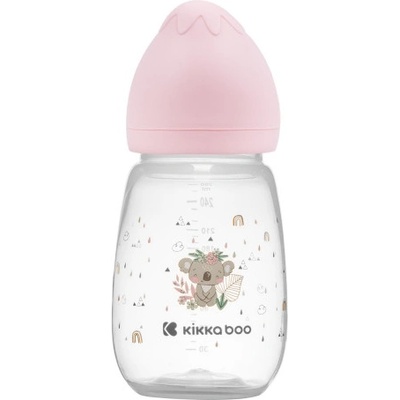KikkaBoo dojčenská fľaša Savanna Pink 260ml