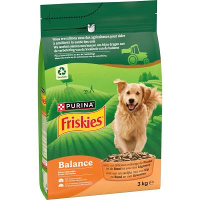 Friskies Balance s kuraťom hovädzím a zeleninou 3 x 3 kg