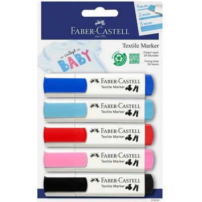 Faber Castelle na textil 5 ks 5953