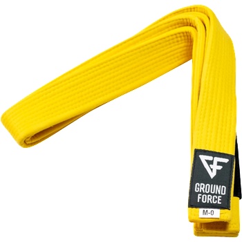 Ground Force Жълт колан за деца от Ground Force (GF-belt-kids-yellow-solid-M4)