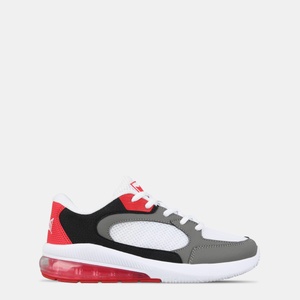 Everlast Детски баскетболни кецове Everlast Unisex Kids Assist Lightweight Basketball Trainers - White/Blk/Red