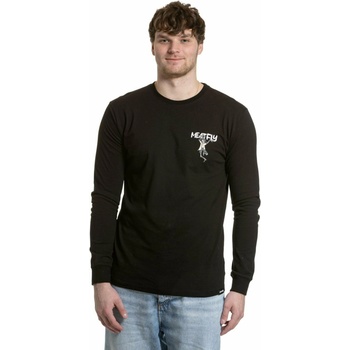 Meatfly мъжка тениска с дълъг ръкав Julien Black Skeleton Meatfly | Cheren | МЪЖЕ | S