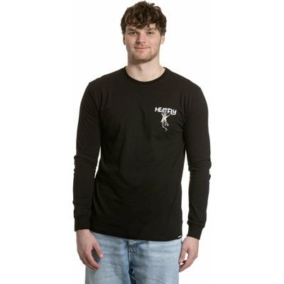 Meatfly мъжка тениска с дълъг ръкав Julien Black Skeleton Meatfly | Cheren | МЪЖЕ | S
