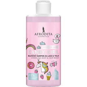 Afrodita Cosmetics Шампоан за коса и тяло Candy Girl, 320 ml - baby