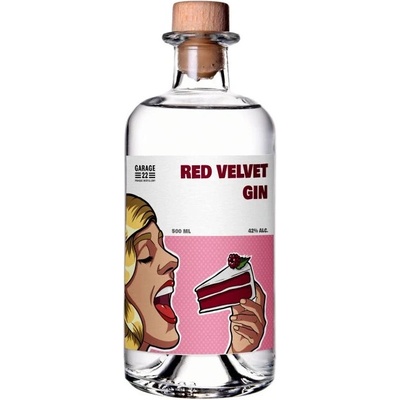 Garage 22 Red Velvet Gin 42% 0,5 l (čistá fľaša)