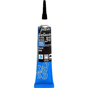 Pébéo Setacolor 3D Brod´perle 20 ml 205 black