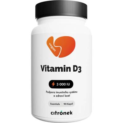 Citronek Vitamin D3 3000 IU 90 kapslí