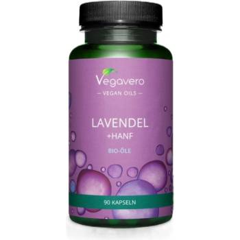 Image 1 of Vegavero Organic Lavender & Hemp Oil [90 капсули]