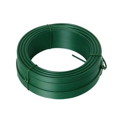Levior Napínací drát zelený PVC Rozměr: 2,6 mm x 26 m