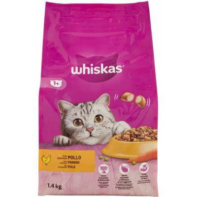 Whiskas Adult s kuracím mäsom 1,4 kg