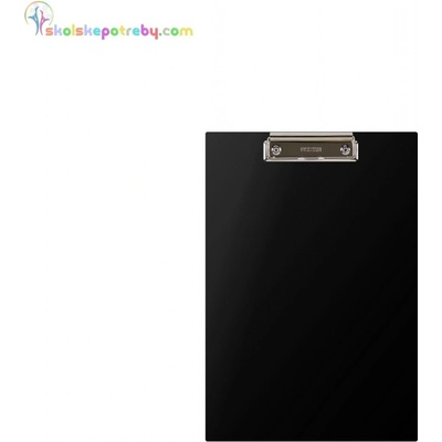 oxybag Doska / podložka na písanie s klipom, A4, lamino - čierna