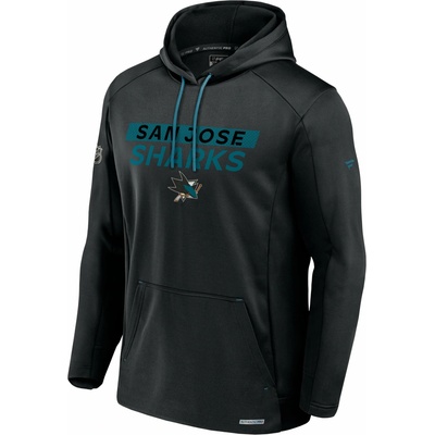 Fanatics Pánska Mikina San Jose Sharks AP Rink Poly Fleece Pullover Hood