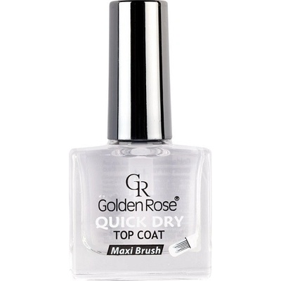 Golden Rose Quick Dry Top Coat rýchloschnúci krycí lak na nechty 10 ml