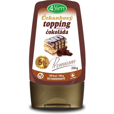 4SLIM Čekankový topping čokoláda 250 g