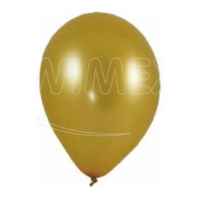 Wimex Nafukovací balónek zlatý Ø25cm `M`