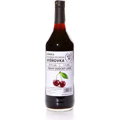 Samaria Ovocný Liehovar Domáca od Deda Višňovka 25% 1 l (čistá fľaša)