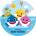 Procos Качествени компостируеми чинии - Baby Shark 8 бр