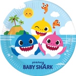 Procos Качествени компостируеми чинии - Baby Shark 8 бр