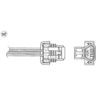 Lambda sonda NGK OZA657-GM1