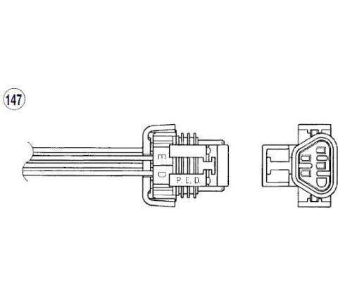 Lambda sonda NGK OZA657-GM1