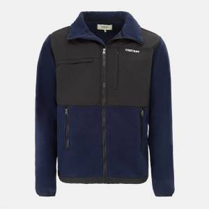 Firetrap Мъжко поларено яке Firetrap Fleece Jacket Mens - Maritime Blue