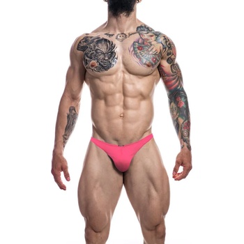 Image 1 of Cut4Men Brazilian Brief Neon Pink S